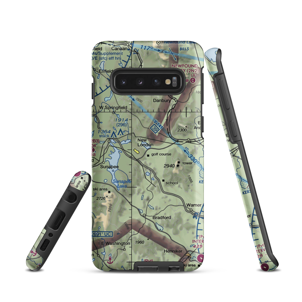 Eagles Nest Airport (NH40) VFR Sectional Samsung Phone Case Samsung Galaxy S10 model shown
