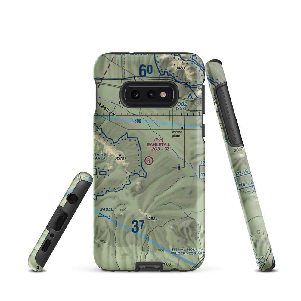 Eagletail Ranch Airport (99AZ) VFR Sectional Samsung Phone Case Samsung Galaxy S10 Plus model shown