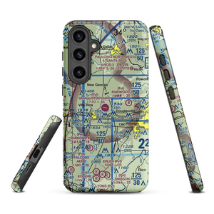 Earl L. Small Jr. Field/Stockmar Airport (20GA) VFR Sectional Samsung Phone Case