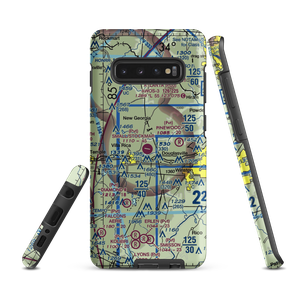 Earl L. Small Jr. Field/Stockmar Airport (20GA) VFR Sectional Samsung Phone Case