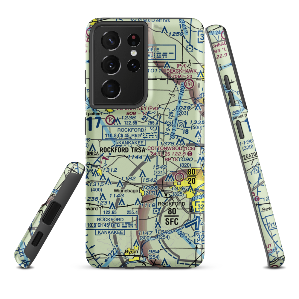 Early - Merkel Field (IS78) VFR Sectional Samsung Phone Case Samsung Galaxy S21 Plus model shown
