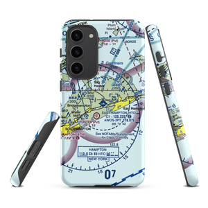 East Hampton Airport (HTO) VFR Sectional Samsung Phone Case