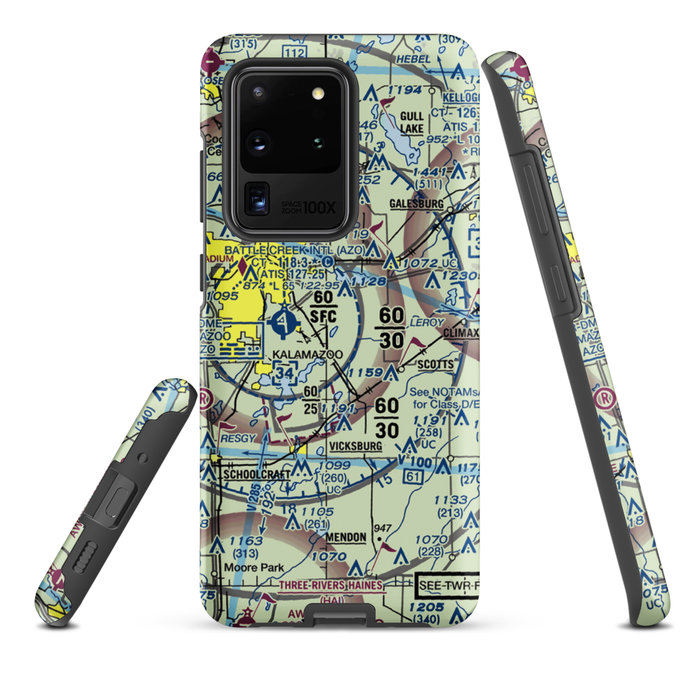 East Lake Airport (66MI) VFR Sectional Samsung Phone Case Samsung Galaxy S20 Ultra model shown