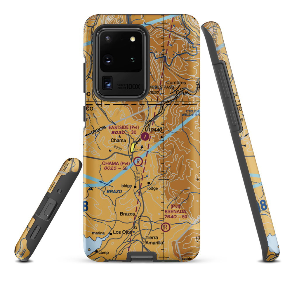 Eastside Airport (NM24) VFR Sectional Samsung Phone Case Samsung Galaxy S20 Ultra model shown