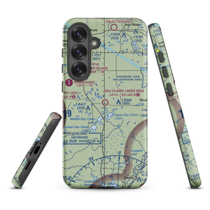 Eau Claire Lakes Airport (5G4) VFR Sectional Samsung Phone Case