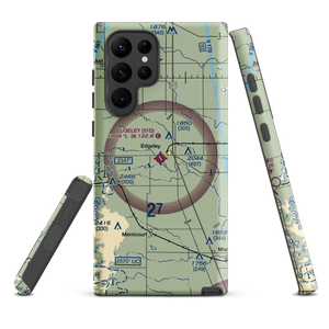 Edgeley Municipal Airport (51D) VFR Sectional Samsung Phone Case