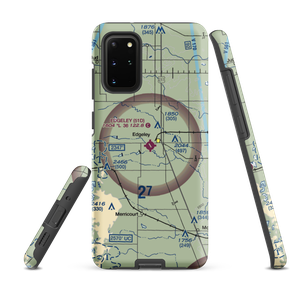 Edgeley Municipal Airport (51D) VFR Sectional Samsung Phone Case