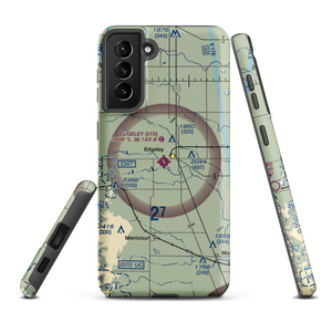 Edgeley Municipal Airport (51D) VFR Sectional Samsung Phone Case