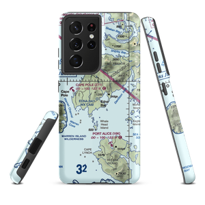 Edna Bay Seaplane Base (EDA) VFR Sectional Samsung Phone Case