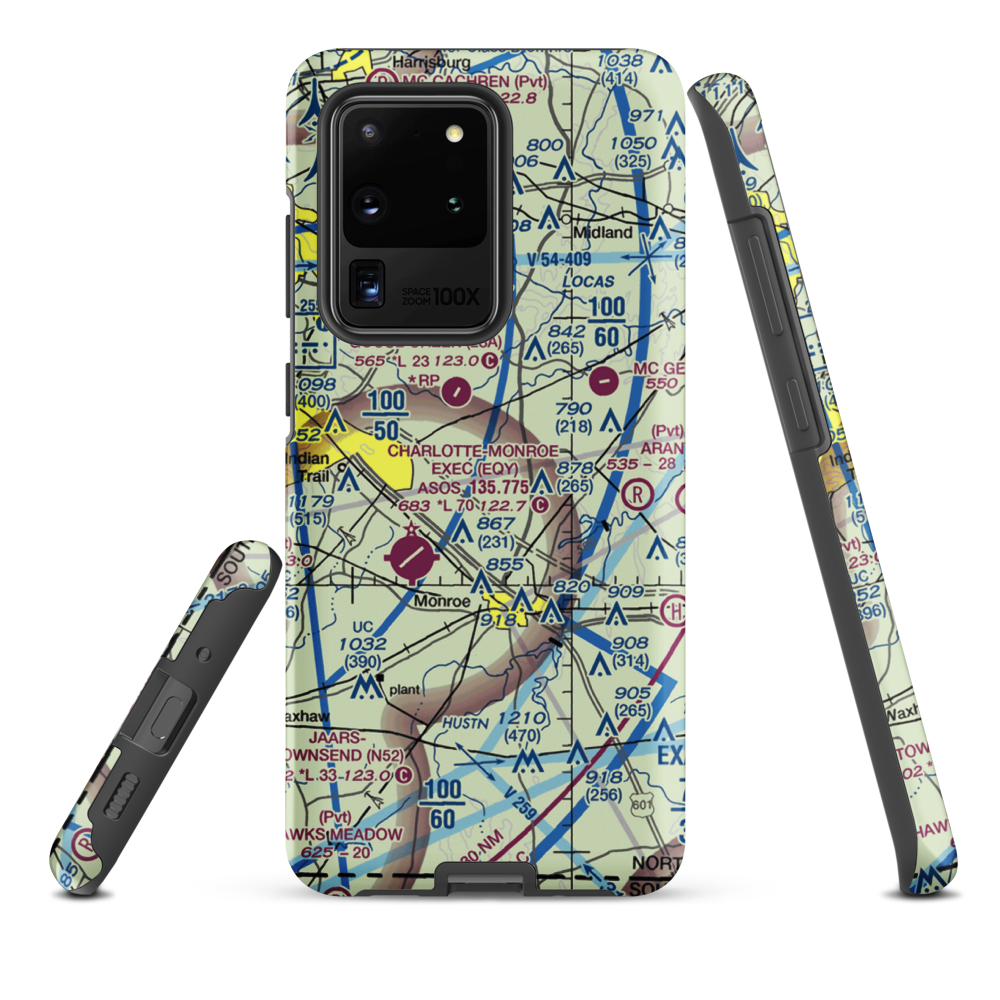 Edwards Airport (9NC3) VFR Sectional Samsung Phone Case Samsung Galaxy S20 Ultra model shown