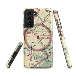 Edwards County Airport (ECU) VFR Sectional Samsung Phone Case