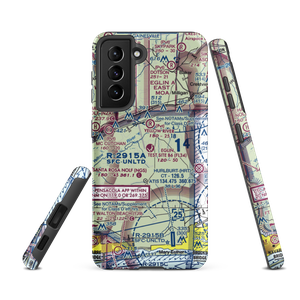 Eglin Test Site B6 Airport (FL34) VFR Sectional Samsung Phone Case