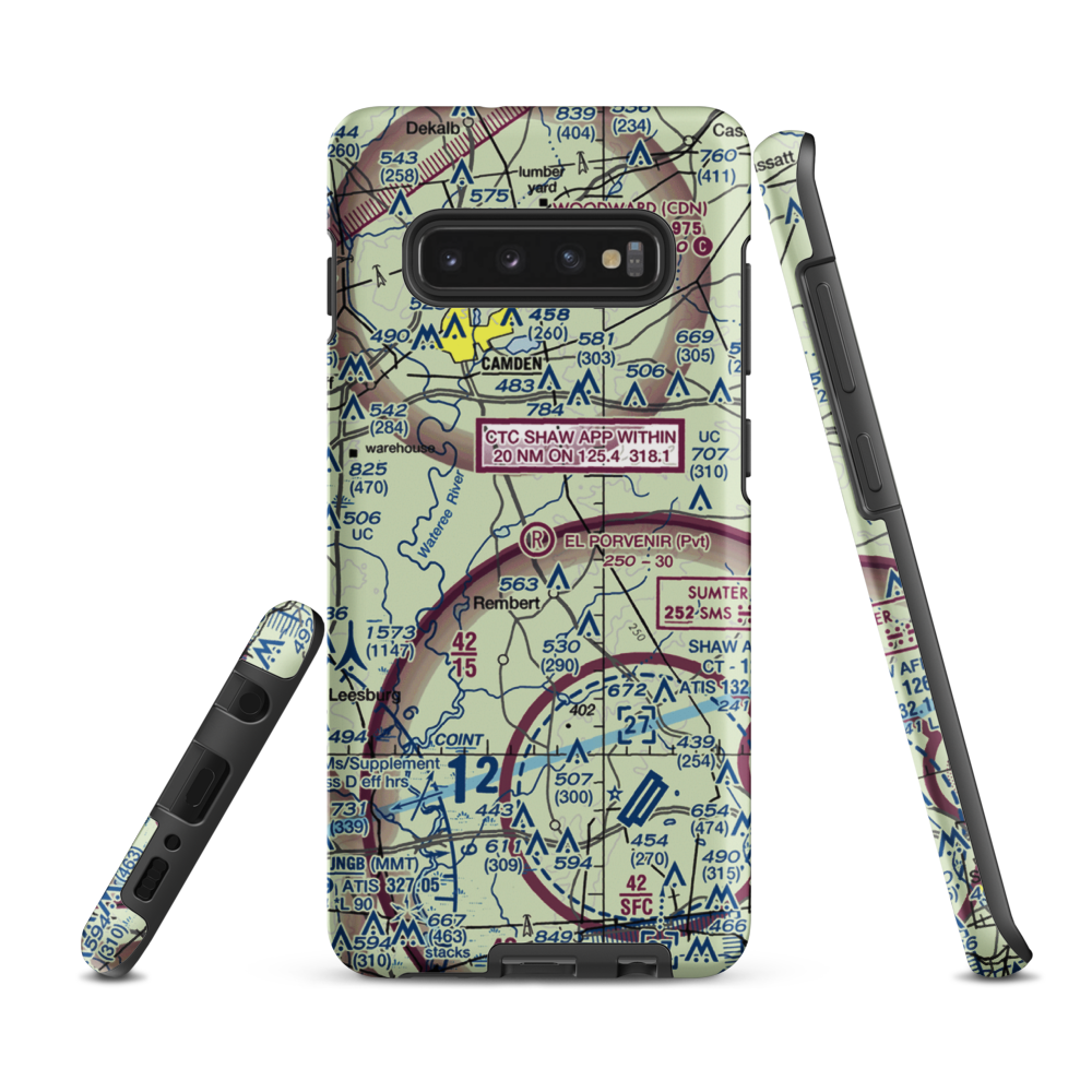 El Porvenir Airpark (SC44) VFR Sectional Samsung Phone Case Samsung Galaxy S10 Plus model shown