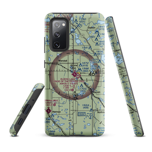 Elbow Lake Municipal - Pride of the Prairie Airport (Y63) VFR Sectional Samsung Phone Case