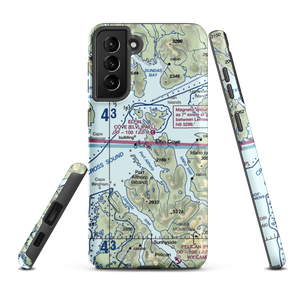 Elfin Cove Seaplane Base (ELV) VFR Sectional Samsung Phone Case