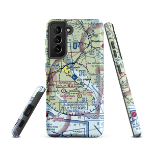 Elizabeth City Regional Airport & Coast Guard Air Station (ECG) VFR Sectional Samsung Phone Case