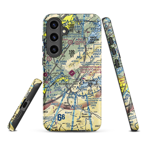 Elizabethton Municipal Airport (0A9) VFR Sectional Samsung Phone Case