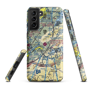 Elizabethton Municipal Airport (0A9) VFR Sectional Samsung Phone Case