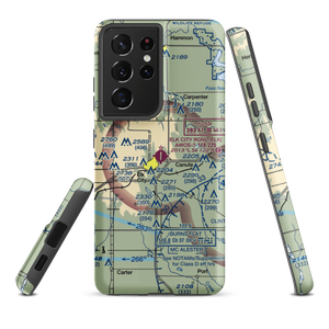 Elk City Regional Business Airport (ELK) VFR Sectional Samsung Phone Case