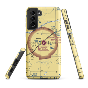 Elkhart Morton County Airport (EHA) VFR Sectional Samsung Phone Case