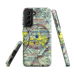 Elkhart Municipal Airport (EKM) VFR Sectional Samsung Phone Case