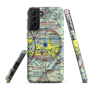 Elkhart Municipal Airport (EKM) VFR Sectional Samsung Phone Case