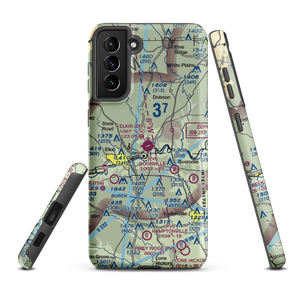 Elkin Municipal Airport (ZEF) VFR Sectional Samsung Phone Case