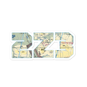 Eva Creek Airport (2Z3) VFR Sectional Sticker