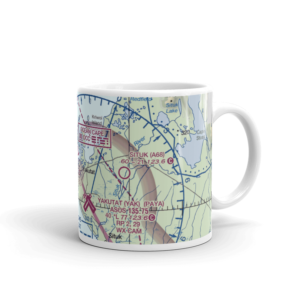 Yakutat Seaplane Base (2Y3) VFR Sectional  Mug 