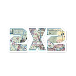 Willow Seaplane Base (2X2) VFR Sectional Sticker