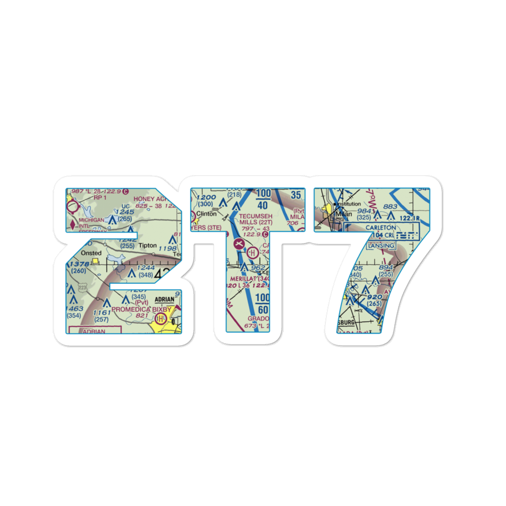 Van Camp's Heliport (2T7) VFR Sectional Sticker 