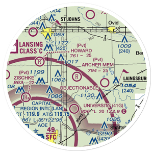 Archer Memorial Field (2S3) VFR Sectional Sticker (20 mile)