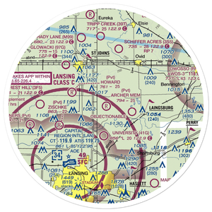 Archer Memorial Field (2S3) VFR Sectional Sticker (30 mile)