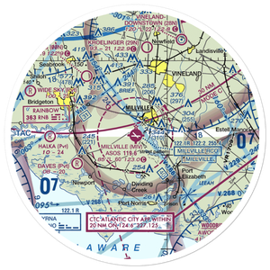 Holly City Heliport (2P5) VFR Sectional Sticker (30 mile)