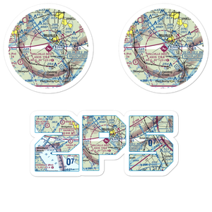 Holly City Heliport (2P5) VFR Sectional Sticker Pack