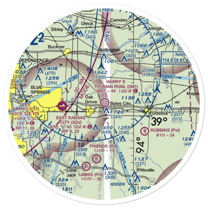 Harry S Truman Regional Airport (2M1) VFR Sectional Sticker (30 mile)