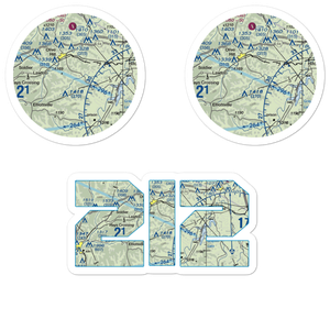 Olive Hill-Sellers' Field (2I2) VFR Sectional Sticker Pack