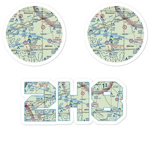 Paulding Airport Inc Airport (2H8) VFR Sectional Sticker Pack