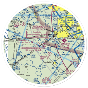 Happy Landings Airport (2H5) VFR Sectional Sticker (30 mile)