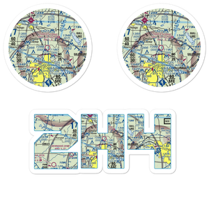 Triple H Airport (2H4) VFR Sectional Sticker Pack