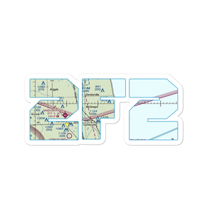 Circle U Heliport (2F2) VFR Sectional Sticker