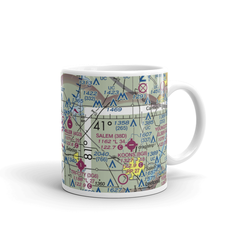 Barber Airport (2D1) VFR Sectional  Mug 