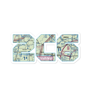 Tri-County Airport (2C6) VFR Sectional Sticker