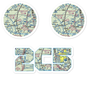 Almena Airport (2C5) VFR Sectional Sticker Pack