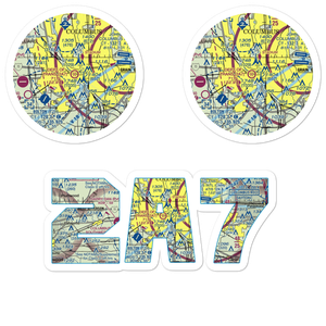 Department of Transportation Heliport (2A7) VFR Sectional Sticker Pack