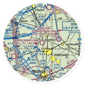 Kroelinger Airport (29N) VFR Sectional Sticker (20 mile)