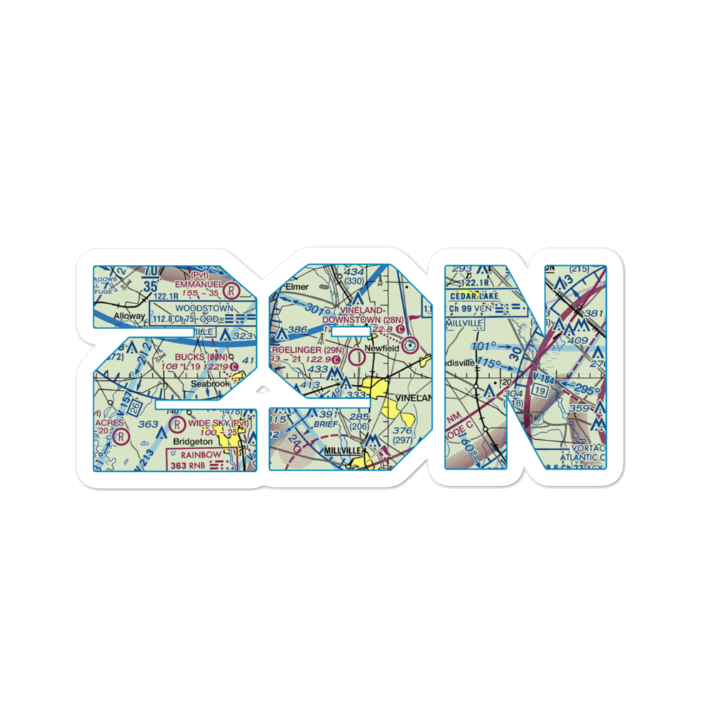 Kroelinger Airport (29N) VFR Sectional Sticker 