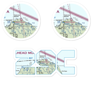 Grindstone Air Harbor Airport (29C) VFR Sectional Sticker Pack
