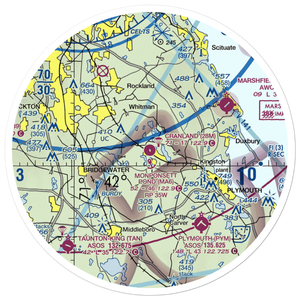 Cranland Airport (28M) VFR Sectional Sticker (30 mile)