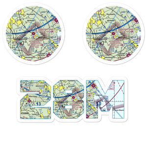 Cranland Airport (28M) VFR Sectional Sticker Pack